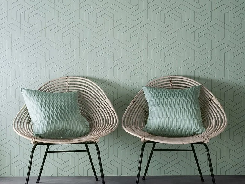 Rivestimento con motivo geometrico